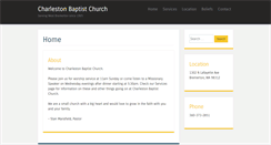 Desktop Screenshot of charlestonbaptist.com