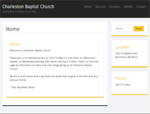 Tablet Screenshot of charlestonbaptist.com